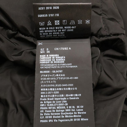 Prada Sgn939 S191 Re-nylon Gabardine Puffer Coat Hooded