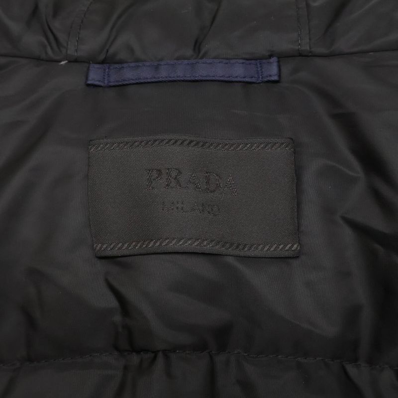 Prada Sgn939 S191 Re-nylon Gabardine Puffer Coat Hooded