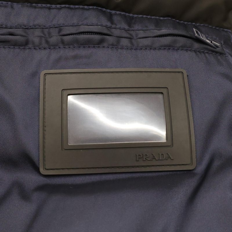 Prada Sgn939 S191 Re-nylon Gabardine Puffer Coat Hooded