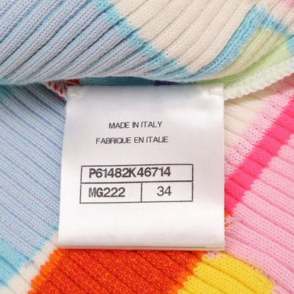 Chanel Beautiful P61482 Coco Button Cotton Cashmere Knit Cardigan 34