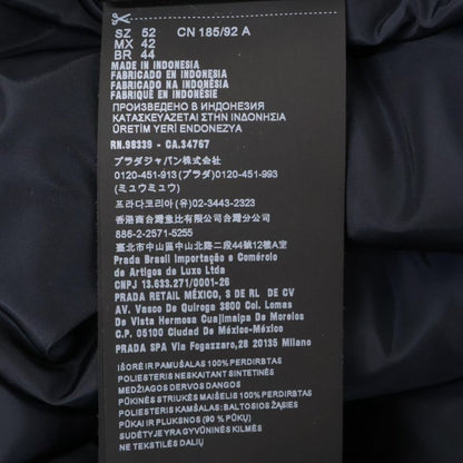 Prada  /22 Sgy091 Nylon Down With Arm Triangle Logo Plate 52