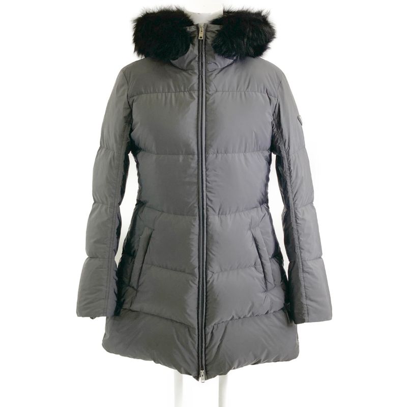 Prada  Authentic 29e117 Fur Triangle Logo Down 40