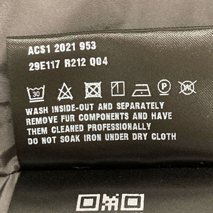 Prada  Authentic 29e117 Fur Triangle Logo Down 40