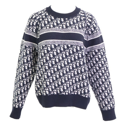 Christian DIOR Beautiful 054s55am055 Cashmere Oblique Reversible Round Neck