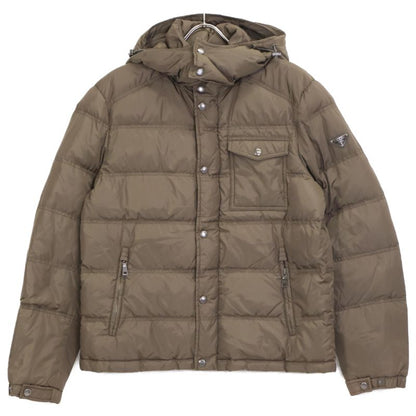 Prada Sport Sgh573 Brown Triangle Logo Down Jacket Cleaning 50