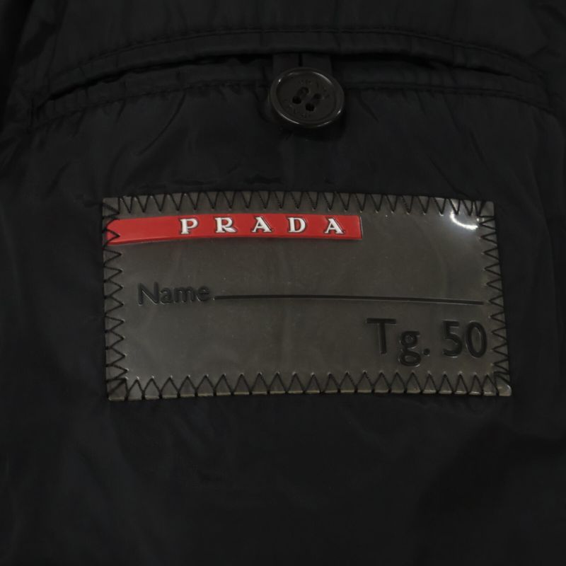 Prada Sport Sgh573 Brown Triangle Logo Down Jacket Cleaning 50