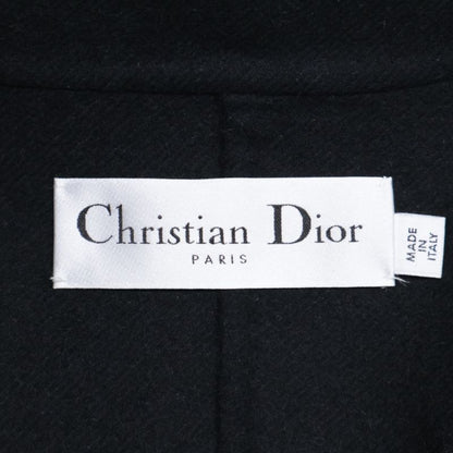 Christian DIOR  Official 250m63a1116 Wool Buttonless Belted Long Gown