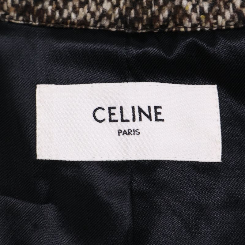 Celine Beautiful  Authentic 2m038043k Tweed Tube Mac 52