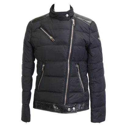 Prada13AW LeatherNylon-switched Riders 40