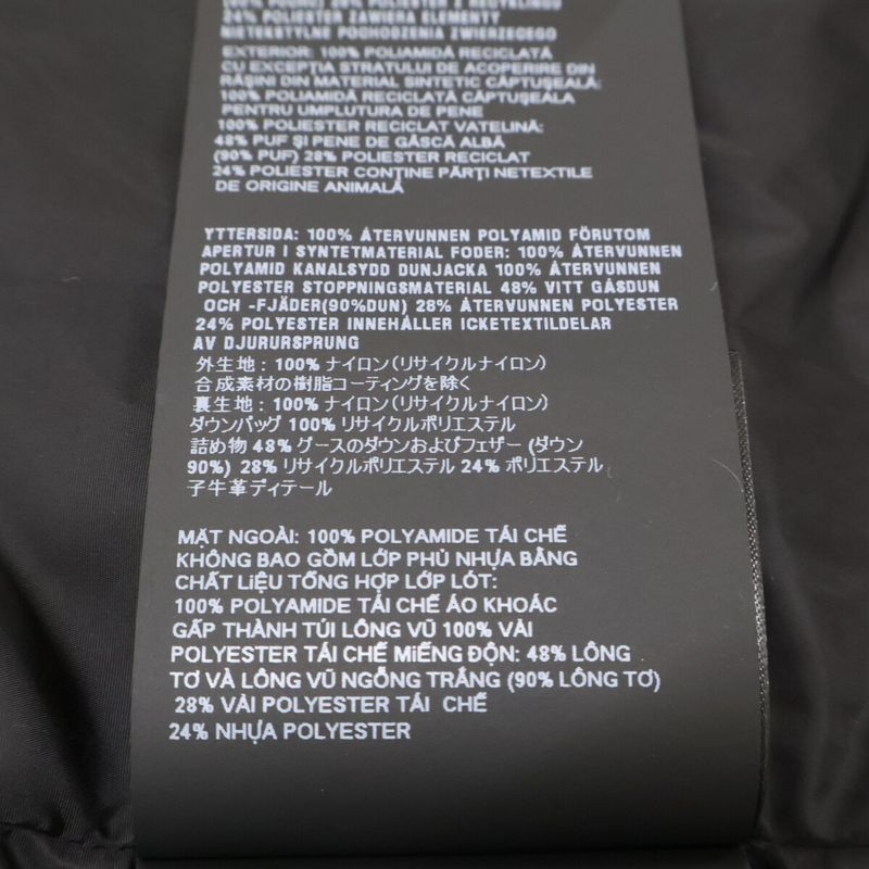 Prada 24 Years 292197 S000 1WQ8 Li Nylon Down Coat 40