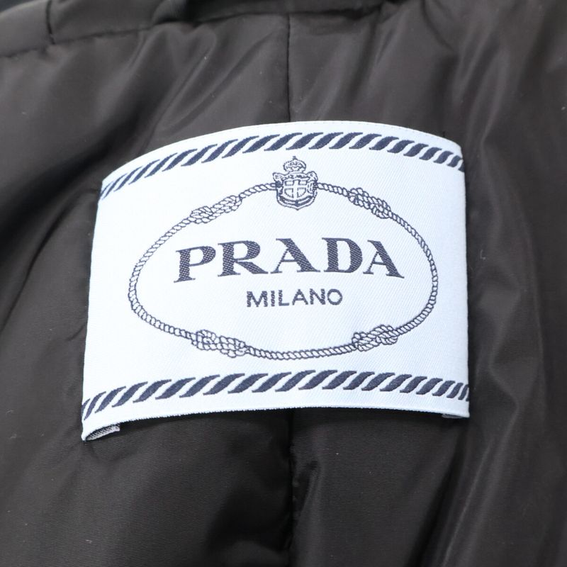 Prada 24 Years 292197 S000 1WQ8 Li Nylon Down Coat 40
