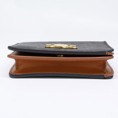 Celine Triomphe /triomphe Canvas Compact Wallet/