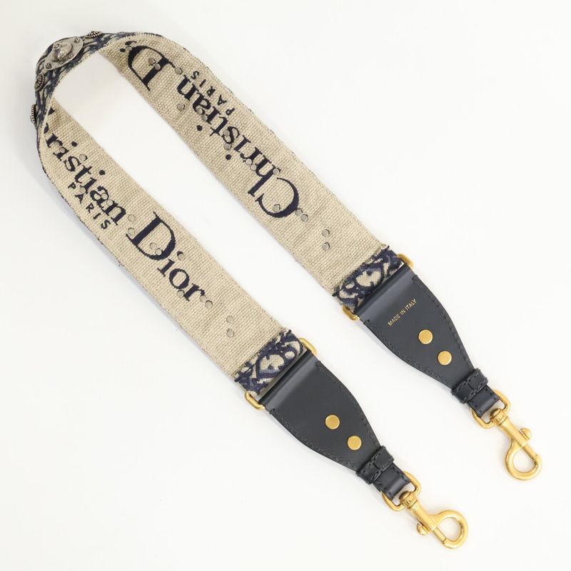 Christian DIOR Oblique Concho Diorissimo Bag Strap