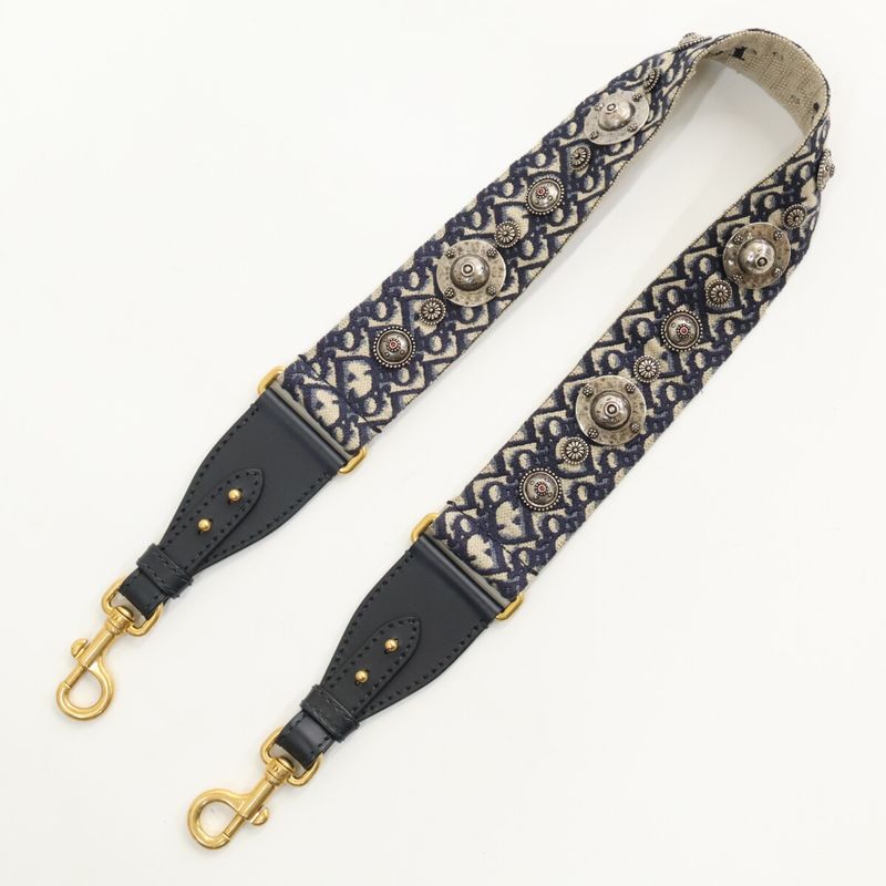 Christian DIOR Oblique Concho Diorissimo Bag Strap