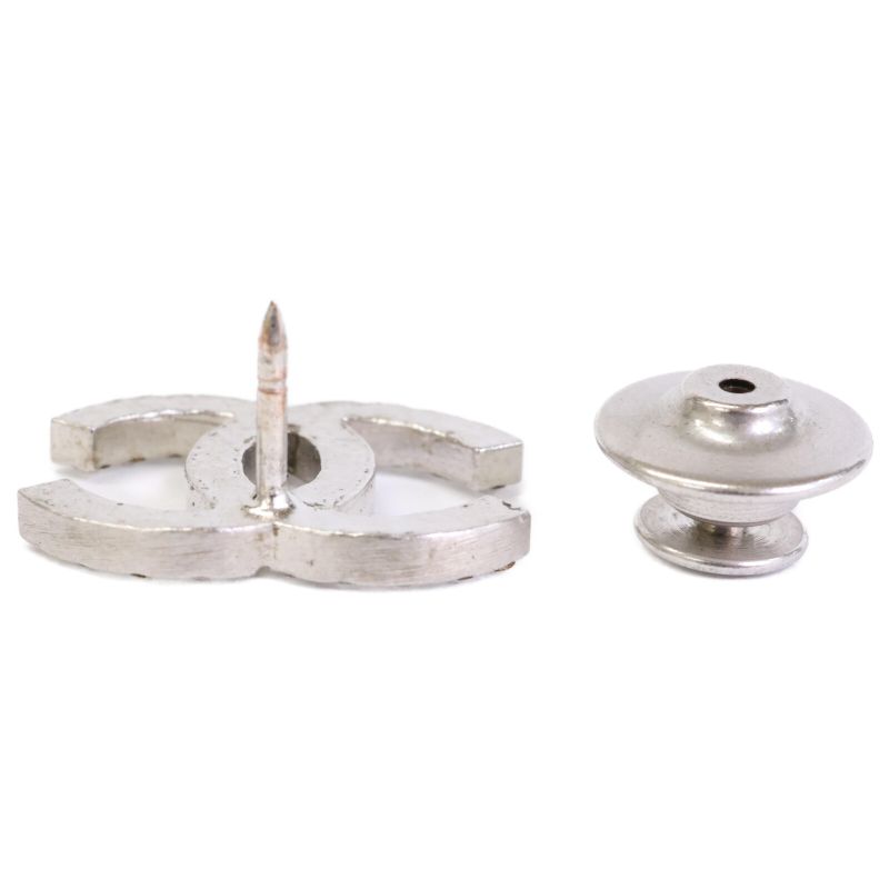 Chanel Rhinestone Coco Mark Pin