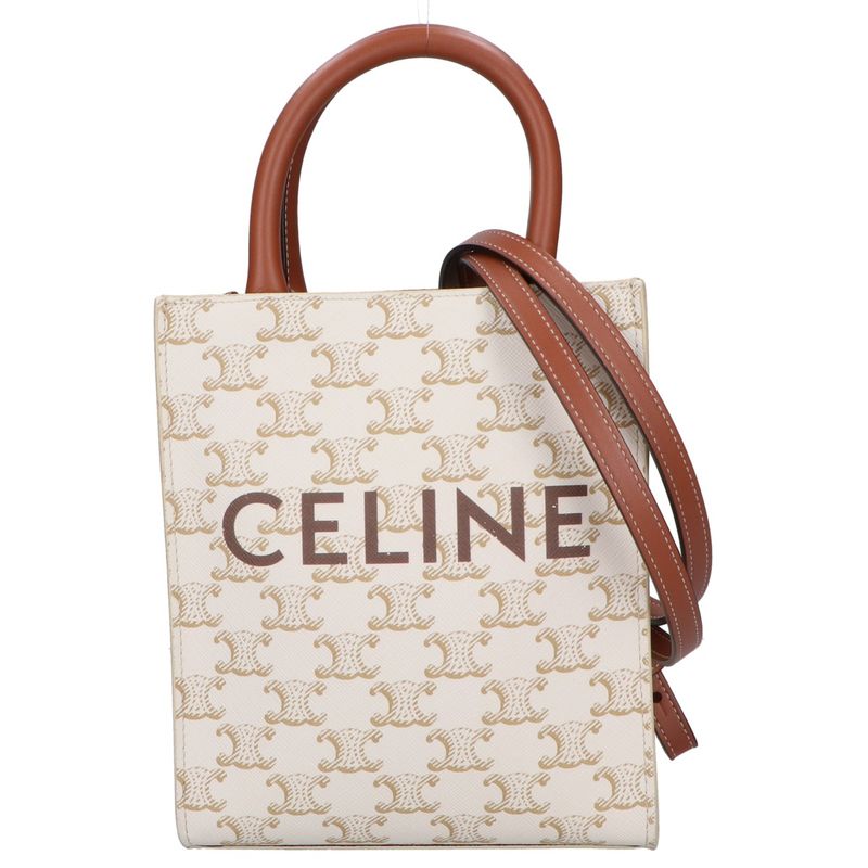 Celine Mini Vertical Triomphe Cabas 2WAY Handbag
