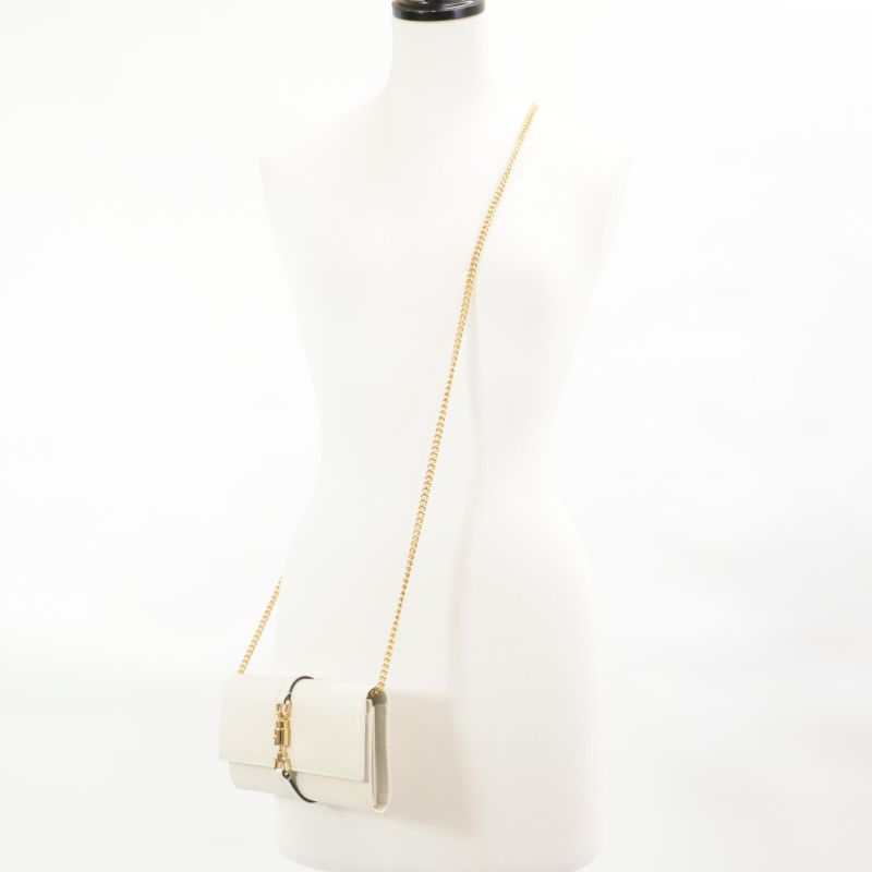 Gucci Similar 652681 Jackie 1961 Leather Chain Wallet