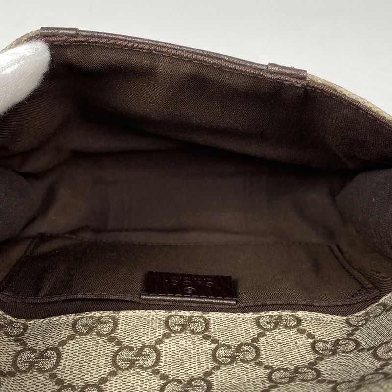 Gucci GG Pattern Belt Bag Waist Bag Sherry Line Web Body Bag Coated Canvas