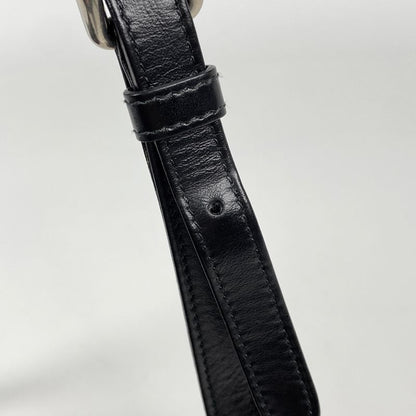 Prada Diagram Chain Shoulder Bag Logo Shoulder Bag Leather Nero (black) 1bh083