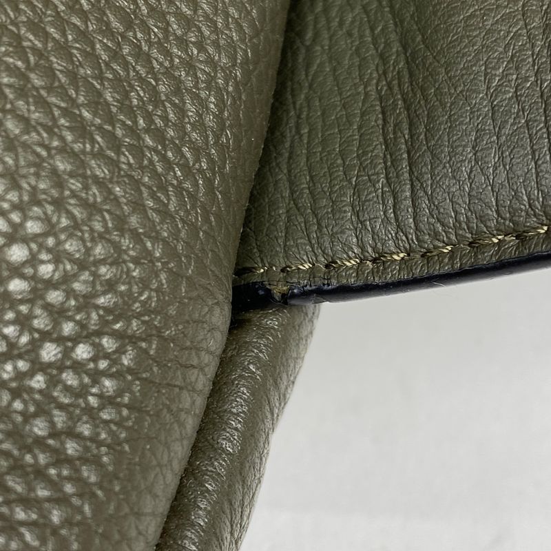 Loewe Puzzle S Ring Bag Khaki Body Bag Leather Green Beige Men's