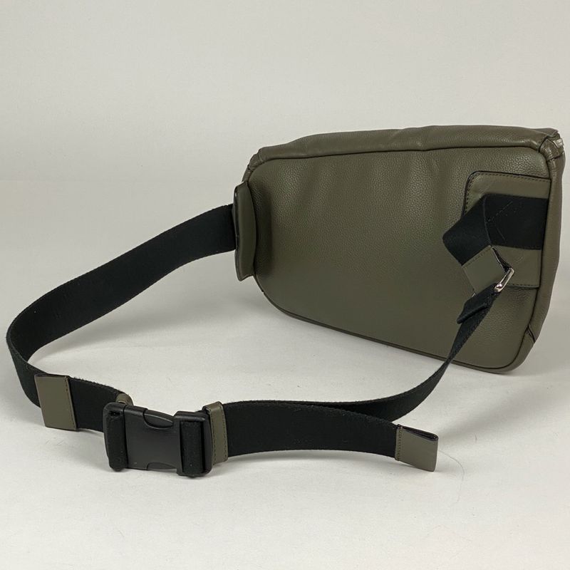 Loewe Puzzle S Ring Bag Khaki Body Bag Leather Green Beige Men's