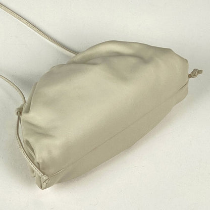 Bottega Veneta Mini The Pouch Shoulder Bag Gusset Shoulder Bag Leather Ivory