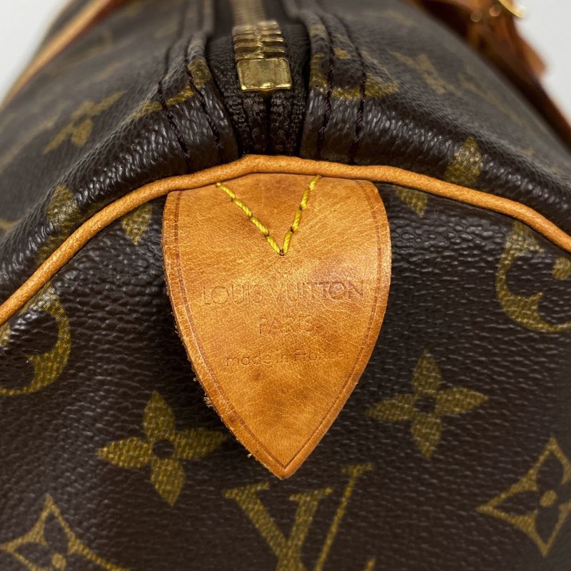 Louis Vuitton Keepall 50 Handbag Travel Business Boston Bag Monogram Brown