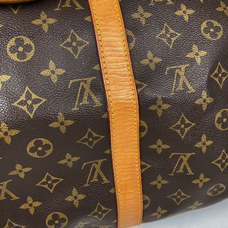 Louis Vuitton Keepall 50 Handbag Travel Business Boston Bag Monogram Brown