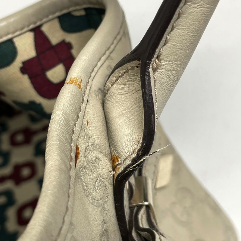 Gucci Shimmer Princi Tote Bag Shoulder Bag Ribbon Signature Tote Bag Shimmer