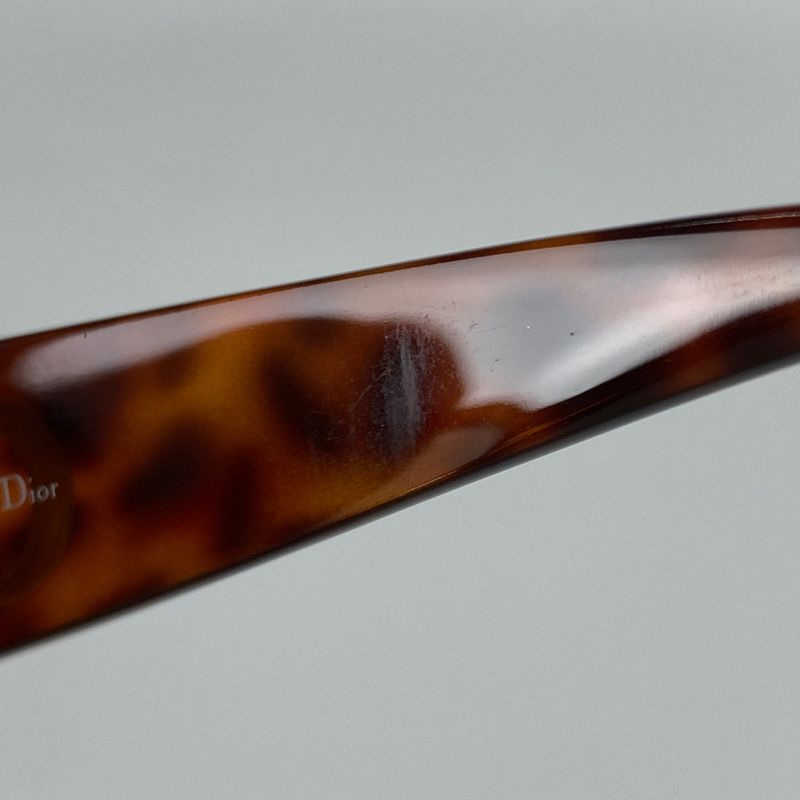 Christian DIOR Logo Sunglasses CD Eyewear Demi-patterned Sunglasses Plastic