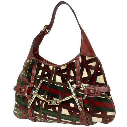 Gucci Horsebit Shoulder Bag One Shoulder 85th Anniversary Shoulder Bag Velour