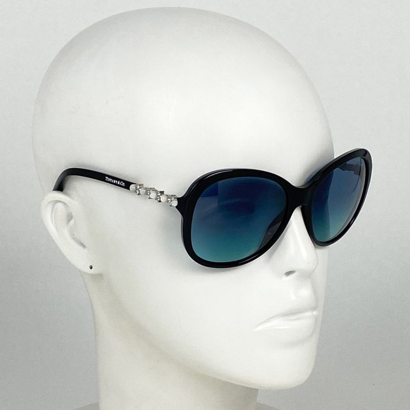 Tiffany & Co Tiffany & Co Logo Sunglasses Eyewear Sunglasses Plastic Rhinestone