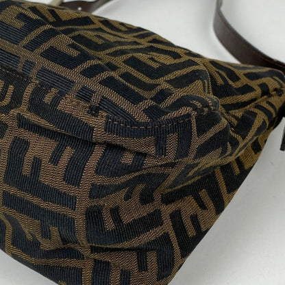 Fendi Zucca Pattern Shoulder Bag Mamma Bucket One Shoulder Handbag Shoulder Bag