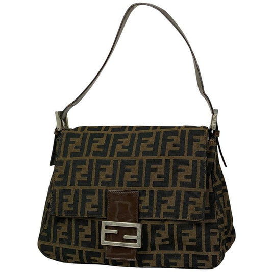 Fendi Zucca Pattern Shoulder Bag Mamma Bucket One Shoulder Handbag Shoulder Bag