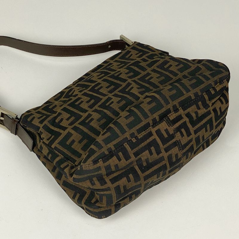 Fendi Zucca Pattern Shoulder Bag Mamma Bucket One Shoulder Handbag Shoulder Bag