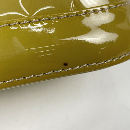 Louis Vuitton Alma BB Enamel 2WAY Shoulder Bag Handbag Monogram Vernis Vert