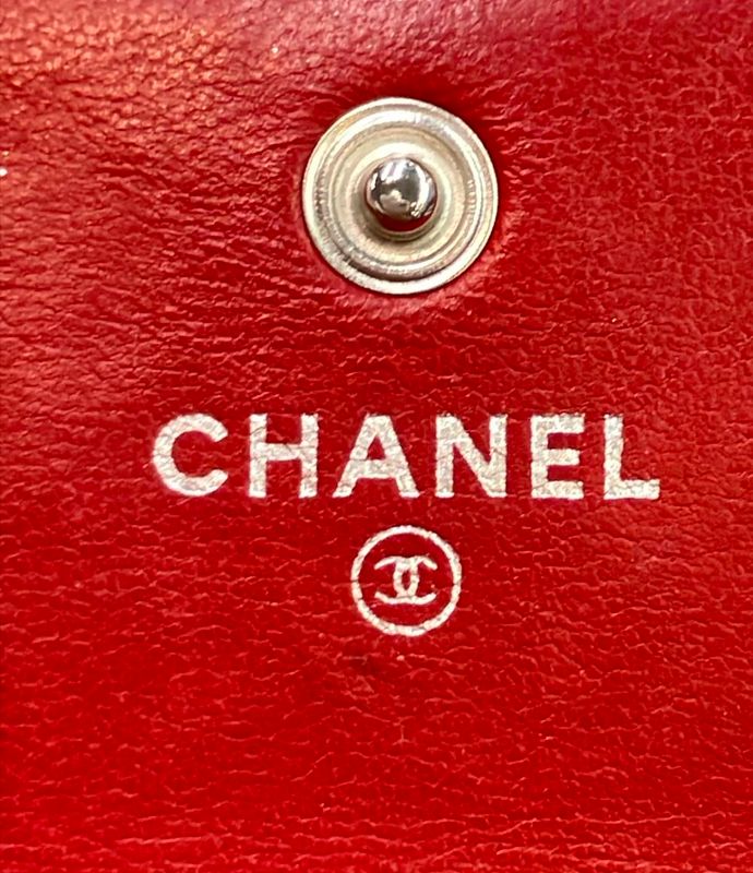 Chanel Long Wallet Camellia Silver Hardware Women Chanel