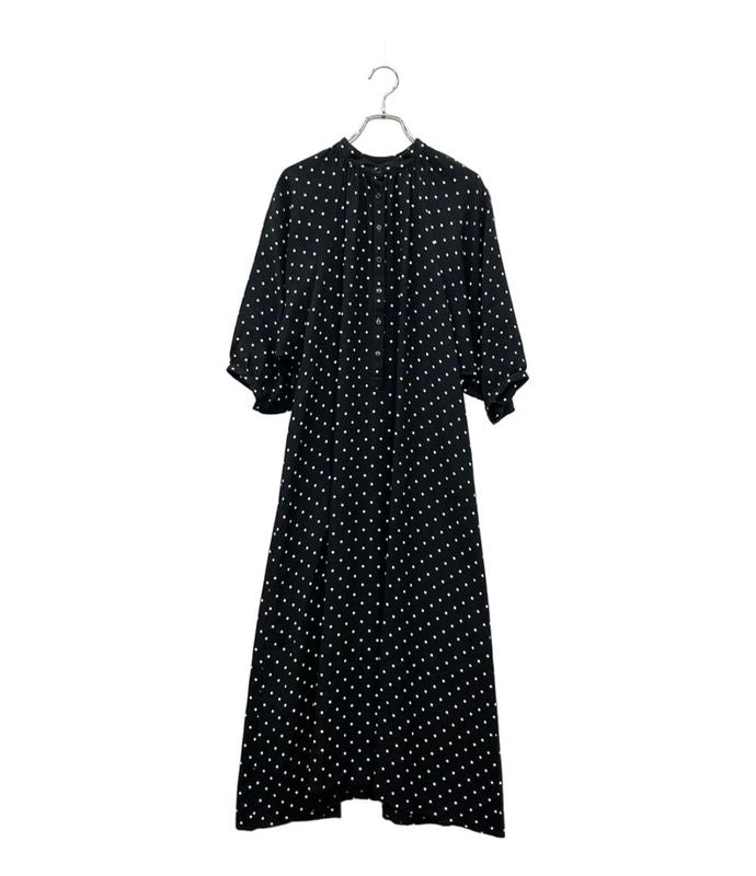 Celine Dotted Short-sleeved Dress Women's SIZE 38 Celine