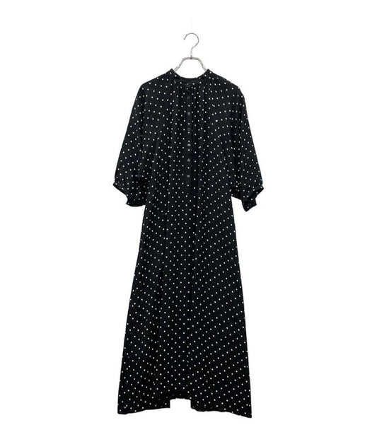 Celine Dotted Short-sleeved Dress Women's SIZE 38 Celine