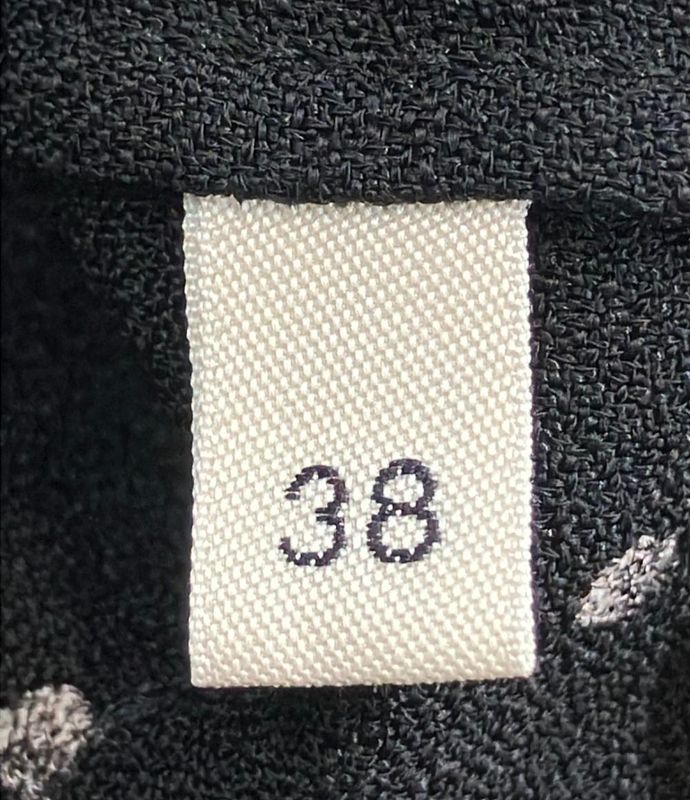 Celine Dotted Short-sleeved Dress Women's SIZE 38 Celine