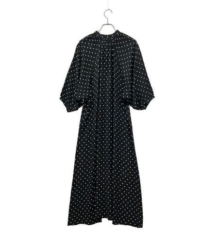 Celine Dotted Short-sleeved Dress Women's SIZE 38 Celine