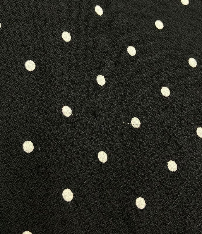 Celine Dotted Short-sleeved Dress Women's SIZE 38 Celine