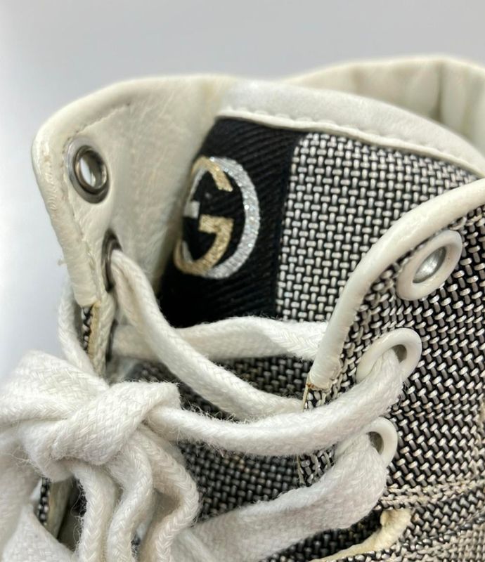 Gucci High Cut Sneakers Men's SIZE 8 (27cm (10.63in)) Gucci