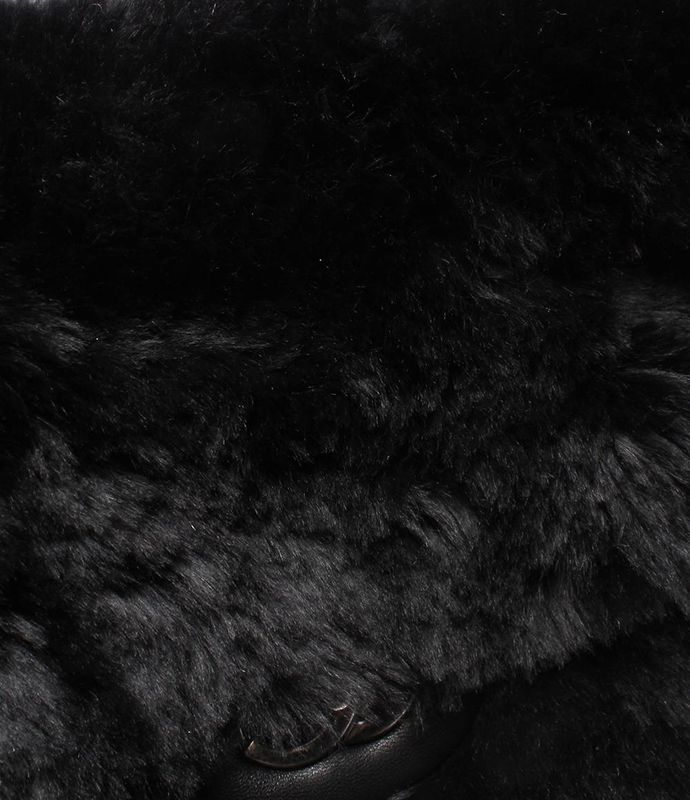 Chanel Chain Shoulder Bag Silver Hardware Fur Matelasse Women's Chanel