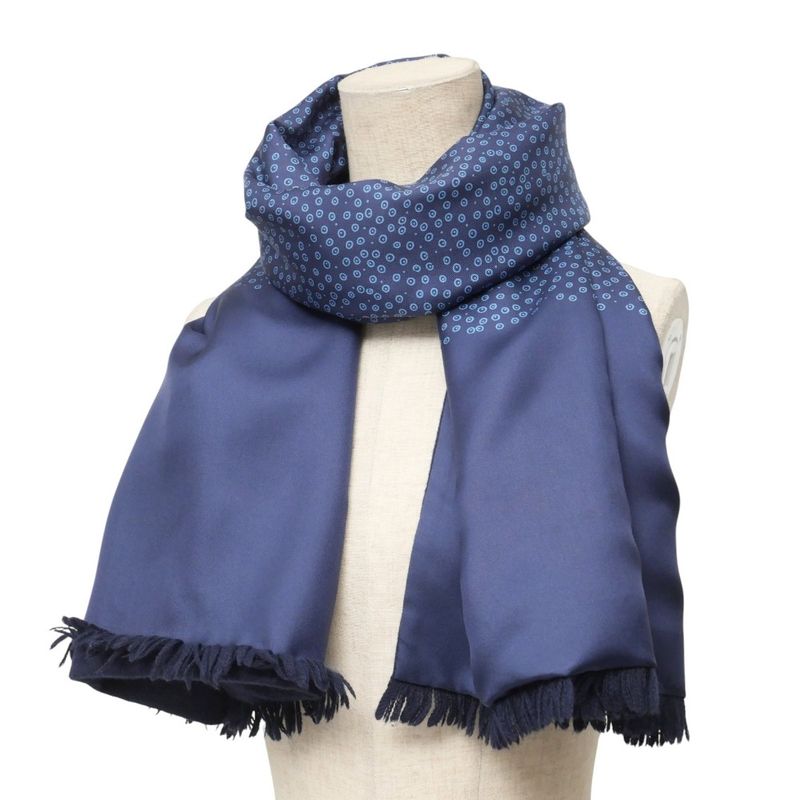 Hermes Scarf Silk And Angora Dotted Fringe Shawl 20251113 Ra6522