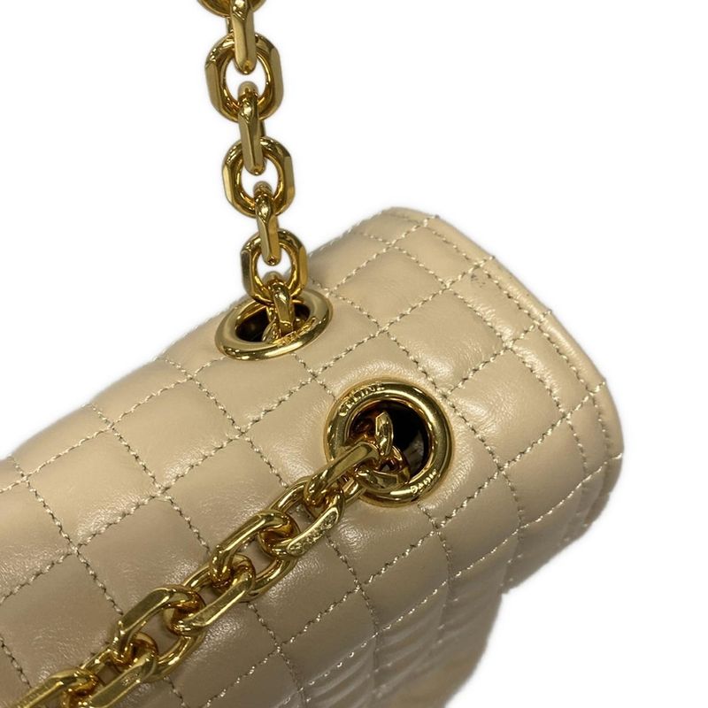 Celine Bag C Medium .03nd Beige Quilted/chain