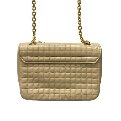 Celine Bag C Medium .03nd Beige Quilted/chain