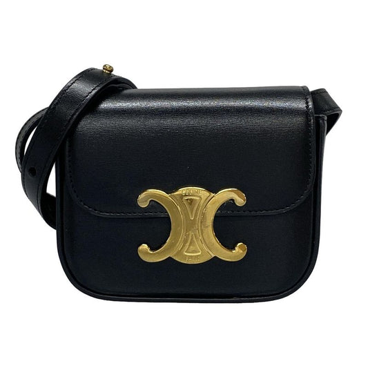 Celine Bag / Mini Claude Black Mini Bag Leather