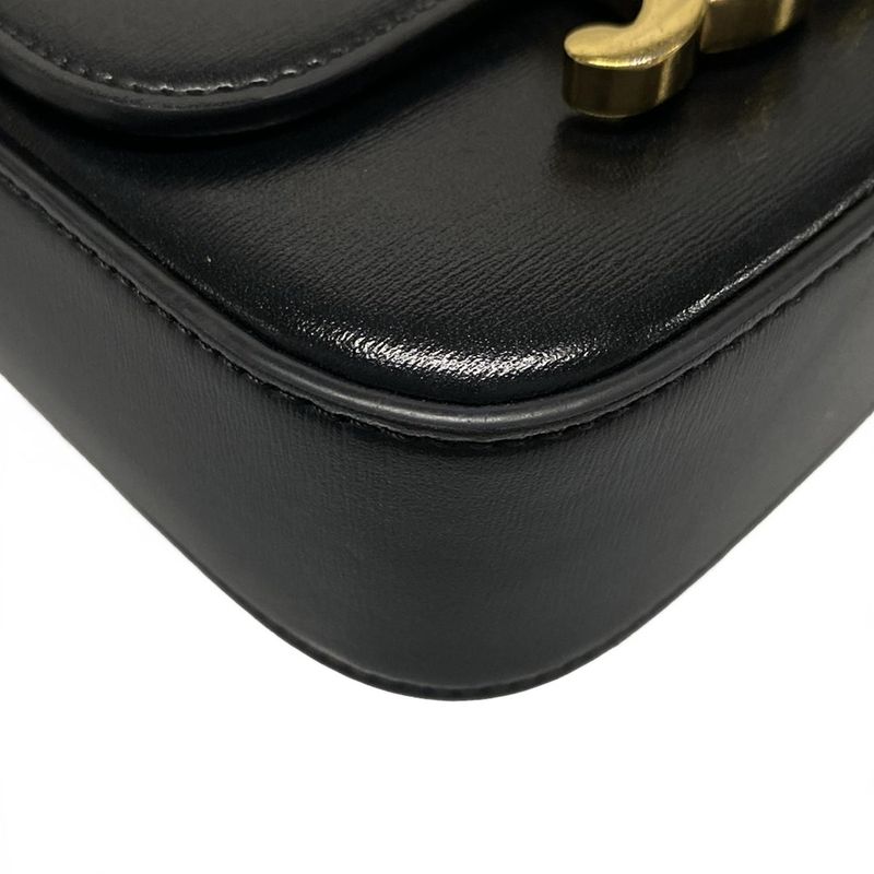 Celine Bag / Mini Claude Black Mini Bag Leather