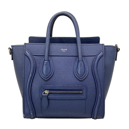 Celine Handbag Luggage Nano Shopper Navy